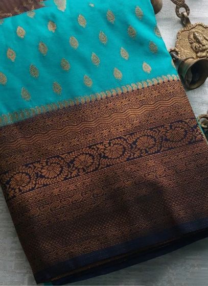 Classy Rama Soft Silk Traditional Kubera Pattu Saree