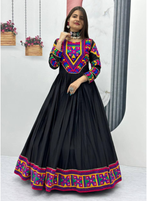 Navratri Special Gamathi Work Gown