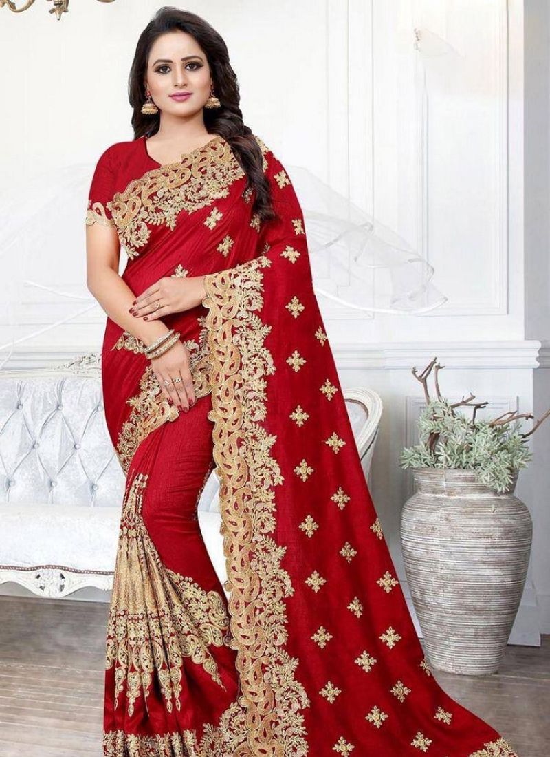 Party Wear South Indian Half Saree - Evilato Online Shopping