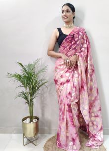 Amazing Ready To Wear Onion Saree For Women