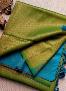 Latest Green Traditional Saree