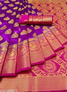 Magenta Rich Pallu Maharshtrian And South Taste Balaton Soft Silk Saree