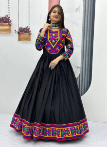 Navratri Special Gamathi Work Gown