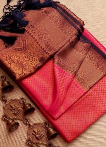 Pink Soft Silk Fantastic Saree