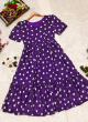 Attractive Party Wear Purple Gown