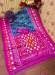 Attractive Sky Blue Dola Silk Saree