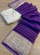 Attractive Weaving Saree In Purple