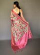 Charming Digital Kalamkari Printed Saree In Pink