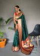 Charming Green Paithani Silk Saree