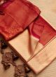 Cream Soft Silk Charming Saree