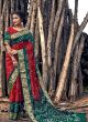 Elegant Traditional Red Bandhej Saree For Women