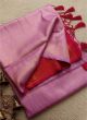 Fantastic Lavender Weaving Work Soft Silk Saree