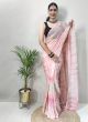 Fashionable Printed Drape Saree For Women