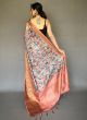 Grey Cotton Linen Kalamkari Digital Printed Saree