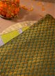 Kanchi Green Hand Woven Traditional Saree