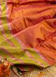 Kanchi Pink Hand Woven Latest Traditional Saree