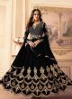 Latest Designer Black Gown Embroidered For Women