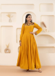 Latest Mustard Rayon Gown