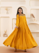 Latest Mustard Rayon Gown