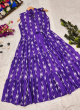 Latest Party Wear Lavender Gown