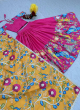 Latest Pink Kalamkari Lehenga Choli Set