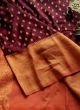 Maroon Soft Silk Traditional Kubera Pattu Saree