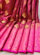 Pink Latest Maharashtrian Look Saree