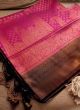 Splendid Pink Soft Silk Kubera Pattu Saree