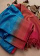 Traditional Wear Sky Blue Soft Silk Kubera Pattu Saree