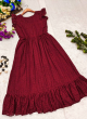 Trending Maroon Hakoba Gown