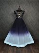 Women Beautiful Blue Georgette Traditional Long Gown