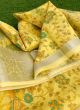 Yellow Trditional Exclusive Gold Zari Kanchi Patto Chanderi Silk Latest Saree For Women