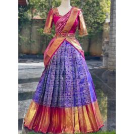 Kanjivaram hotsell lehenga choli