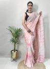 Fashionable Printed Drape Saree For Women