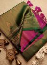 Kuber Pattu Soft Silk Green Wonderful Saree