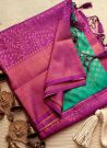 Newly Wine Soft Silk Weaving Kubera Pattu Saree