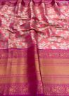 Pure Soft Tissue Banarasi Silk Salmon Pink Latest Design Traditional Saree