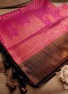 Splendid Pink Soft Silk Kubera Pattu Saree